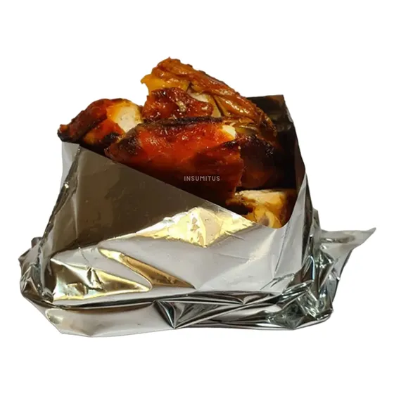 Bolsa De Aluminio Para 1 Pollo Asado 32x38cm (100un)