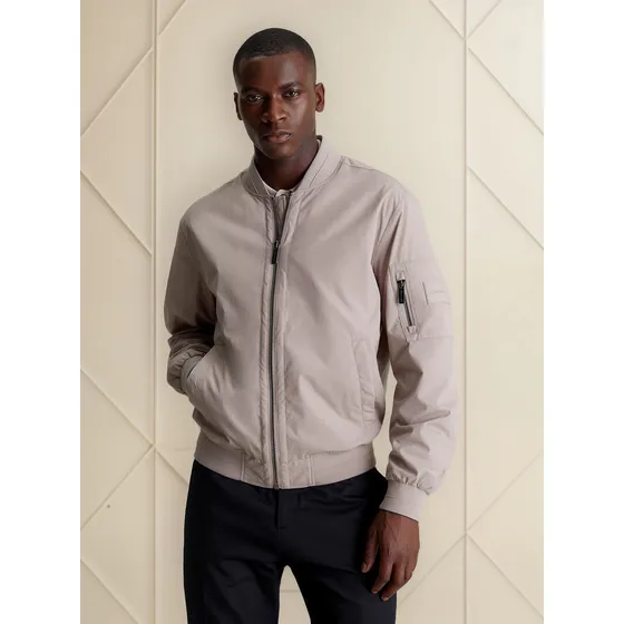Chaqueta Bomber Hero Beige Calvin Klein