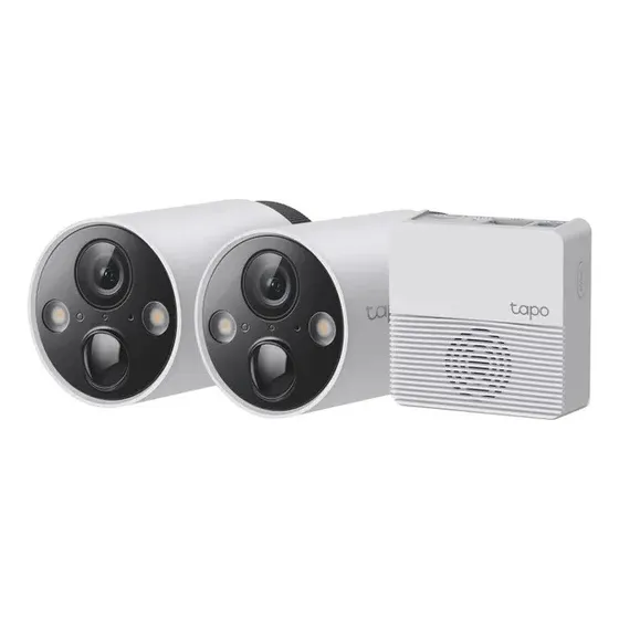 Kit 2 Cámara Seguridad Exterior Tp-link Tapo C400s2 Bateria