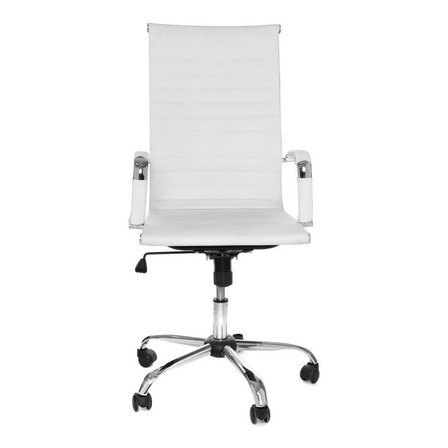 Silla De Escritorio Eke Life Home Yx-8503 Ergonómica Blanca Con Tapizado De Cuero Sintético Y Mesh Y Tela Silla De Escritorio Eke Life Home Yx-8503 Ergonómica Blanca Con Tapizado De Cuero Sintético Y Mesh Y Tela