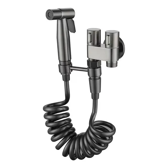 Ducha Tipo Telefono Bidet Set Negro Griven 