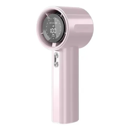 Ventilador Portátil Mini Pantalla Digital Pink