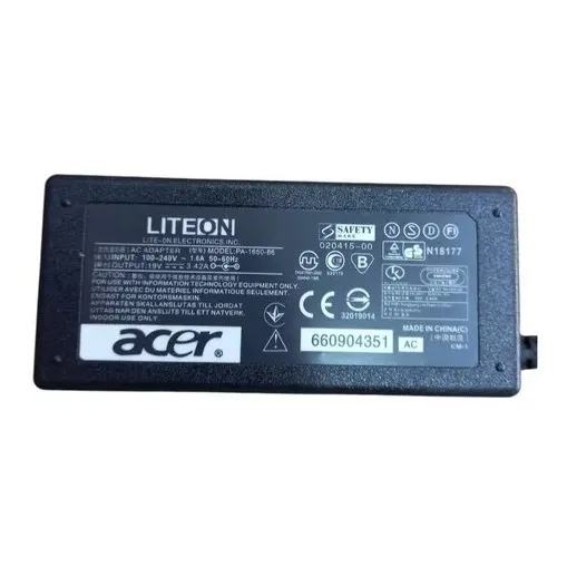 Cargador Para Laptop Acer 19v 3.42amp 5.5*1.7mm