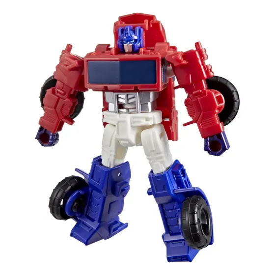 Figura De Acción Transformers Cyberworld Cyber Changers Optimus Prime