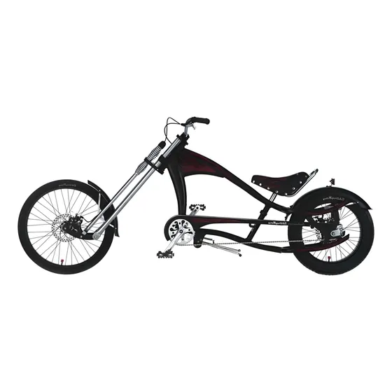 Bicicleta Chopper Schwinn Em Cromoli By Occ C Motor 80cc 