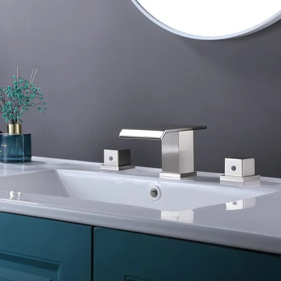 Taplong Grifo Moderno Laton Macizo Para Lavabo Baño 3 2 Asa
