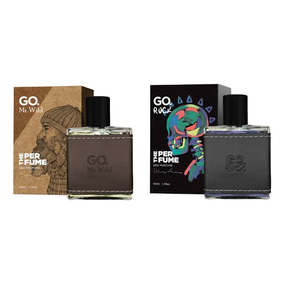 Kit 2 Perfumes: 1 Dia E 1 Noite (ousados) - Mr Wild + Rock