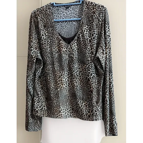 Blusa Dama,gran Calidad. Nueva.t.l.animalprint.