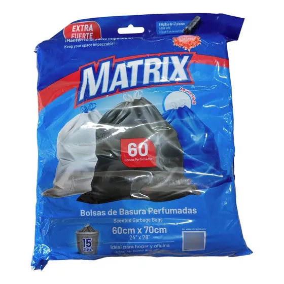 Bolsa De Basura Matrix Paquete 60 Unid