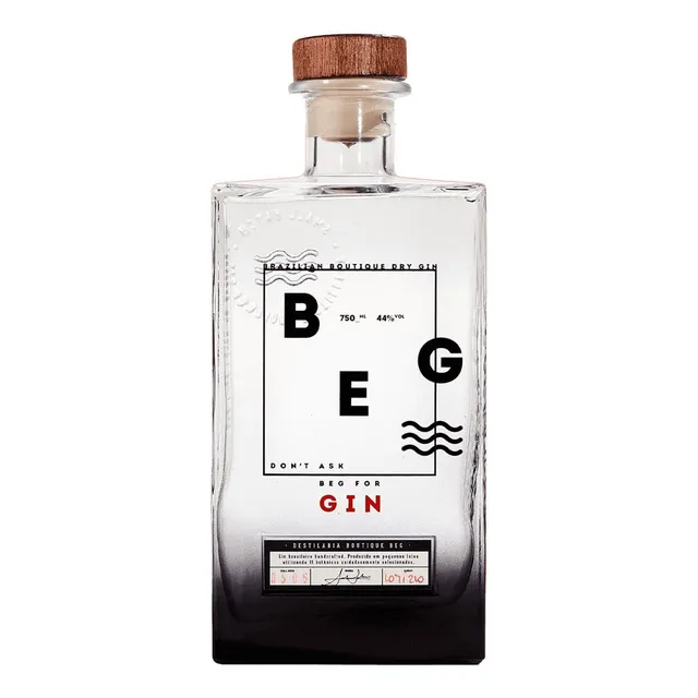 Gin Beg London Dry 750ml Garrafa Drinks Coquetel Tônica