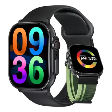 Smartwatch Filwans Gts Sport Amoled 2.01  Preto, Resistente Água Ip68 Lisa