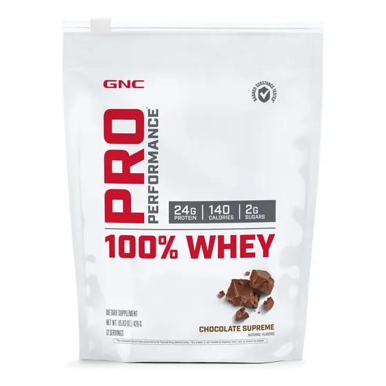 Gnc - Batido De Proteina (suero De Leche) Chocolate, 12 Srvs Sabor Chocolate