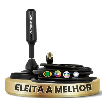 Antena Digital Uhf Samsung LG Smart 4k 5m Interna/externa Preto