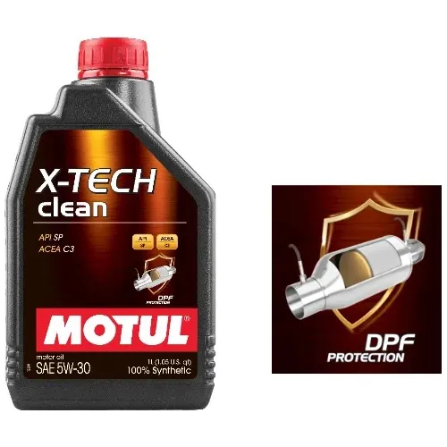 Óleo Motul X-tech Clean 5w30 4t Sintético 4 Lt Sp E Acea C3