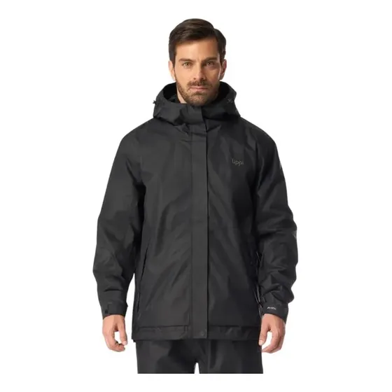 Chaqueta Impermeable Hombre Lippi Blizzard Negro