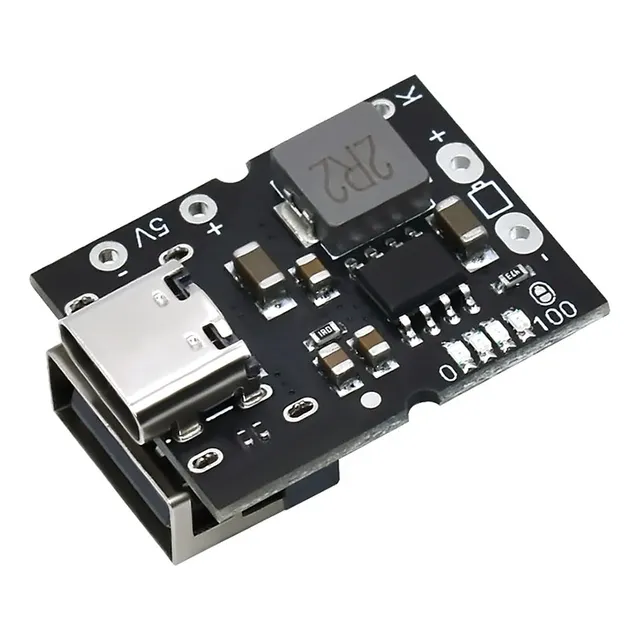 Mgsystem Modulo Convertidor Boost Step Up Type C Usb 5v 2a