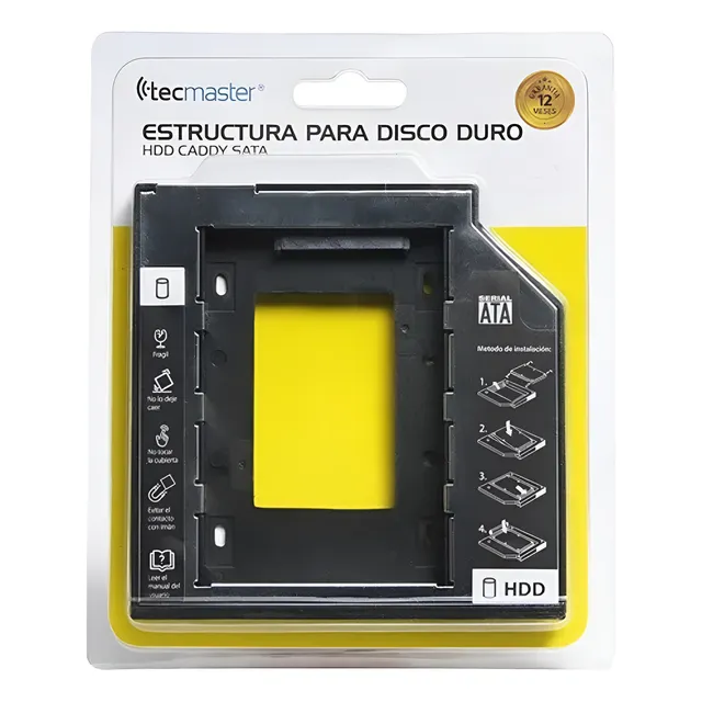 Caddy Sata 2.5 9.5mm Tecmaster Tm-600501 2.5 Color Multicolo