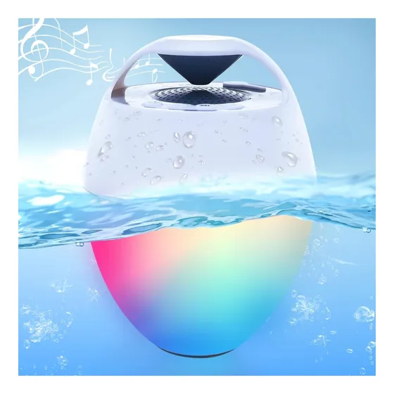 Altavoz, Corneta Flotante Con Luces, Speaker Estéreo