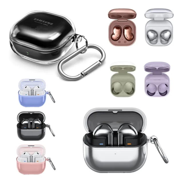 Protector Estuche Case Funda Para Samsung Galaxy Buds Pro Live Fe + Gancho