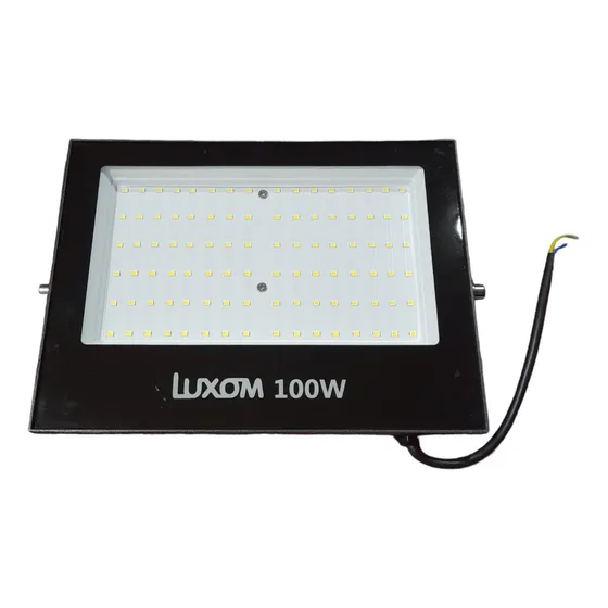 Reflector Proyector Led 100w Luz Fria Carcasa Negro Luz Blanco Frío