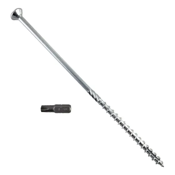 Tornillo Turbo 6x180mm (7'') Tipo Torx 100uds. Turbokönig