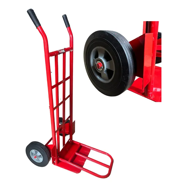 Zorra De Carga Carreta Carretilla Para Trabajo Pesado D&m Tools Plana - Capacidad 350kg