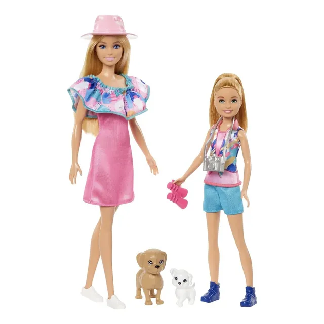 Muñeca Barbie Y Stacie Al Rescate Cachorros Y Accesorios
