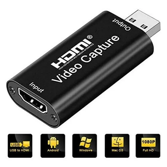 Capturadora De Video Usb A Hdmi 1080p Support 4k Jwk