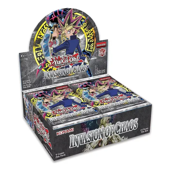 Yu Gi Oh Booster Box Invasion Of Chaos Caja Sellada Ingles