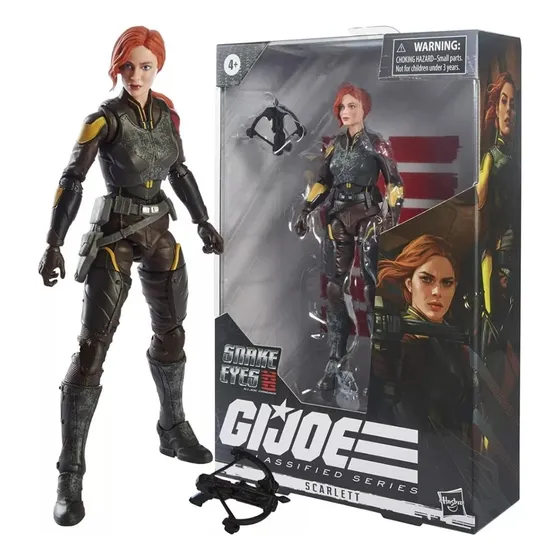 Scarlett, Figura Coleccion Gi Joe Serie Clasificada, Hasbro
