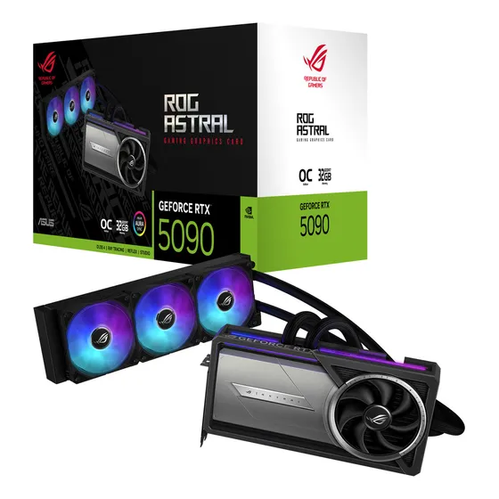 Placa de vídeo Asus Rog Astral Lc Rtx 5090 32gb Oc Edition