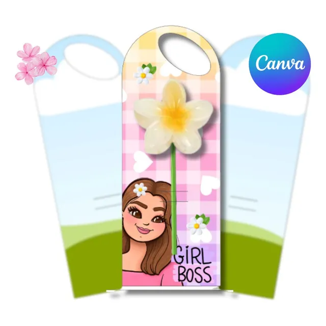 Plantilla Editable En Canva Porta Pinza. Digitalbaires