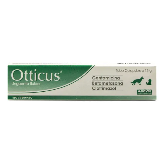 Andvet Otticus 15gr Tratamiento Otitis Externa Unguento