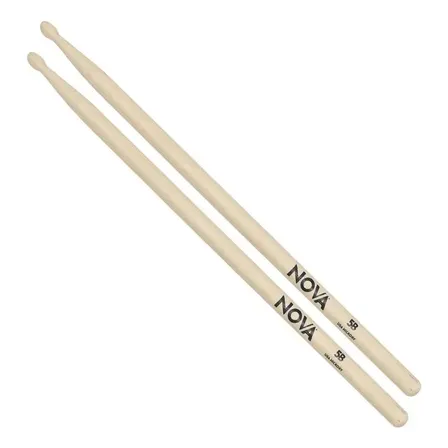 Baqueta Nova By Vic Firth American Hickory 5a, 5b, 7a (par) Natural 5b