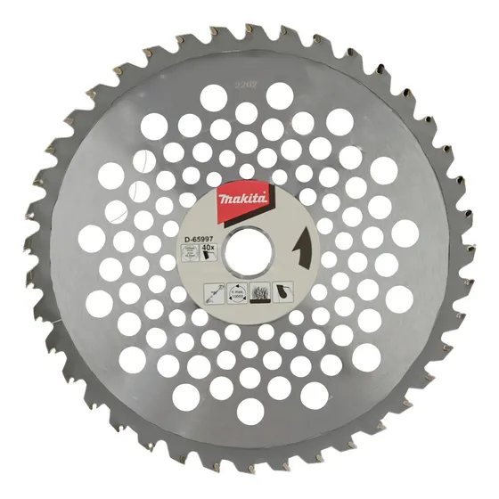 Desbrozadora de disco Makita, 255 x 2 x 25,4 mm, 40 D