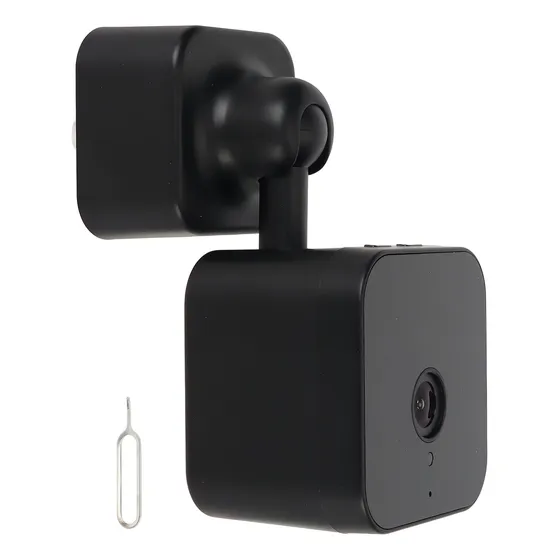 Cámara de seguridad Genérica Wifi Inalámbrica IP Camera con resolución 2MP visión nocturna incluida color negro