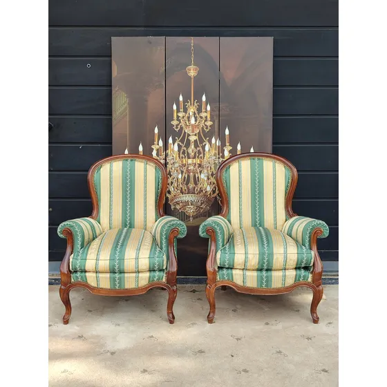 Sillones Estilo Colonial Inglés Victoriano Antiguo $700.000