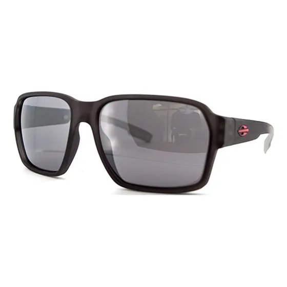 Lentes De Sol - Mormaii - Amsterda Mo153 Dk2 09 Lente Gris Oscuro Varilla Negro Y Blanco Armazón Negro