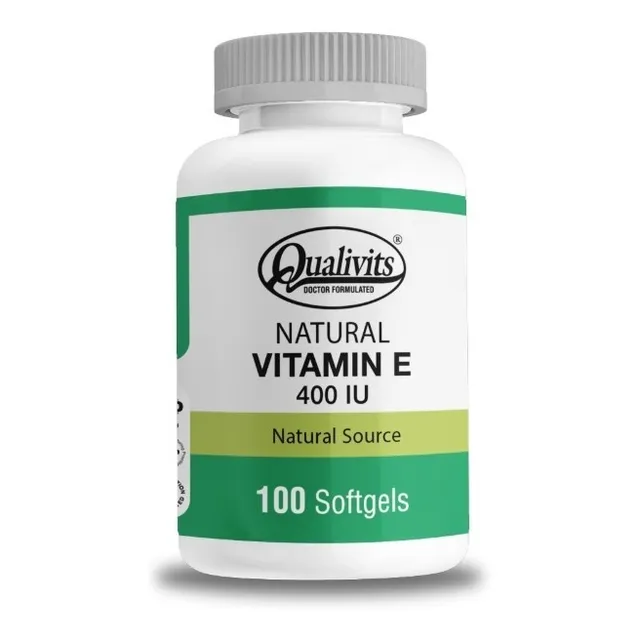 Qualivits® Natural Vitamin E 400 Ul X 100 Cápsulas