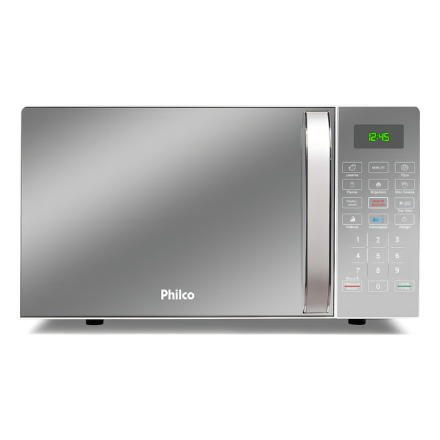 Microondas 20l Philco Pme25 1100w Limpa Fácil Espelhado 127v