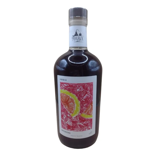 Coquetel Alcoólico Negroni Ambix Vermute Rosso Gin Campari