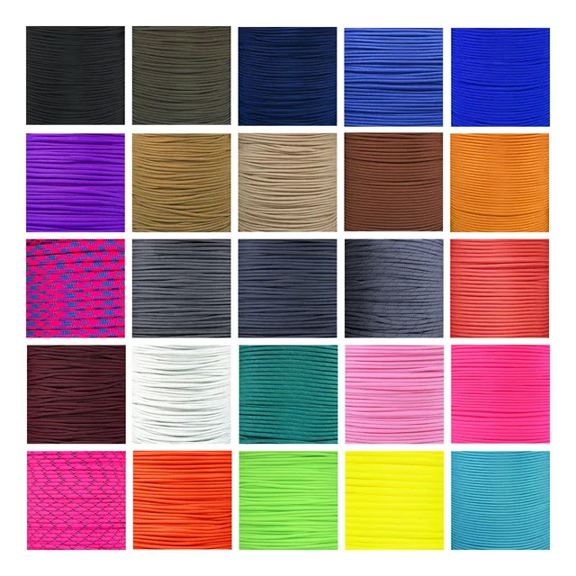 Cuerda Paracord 550 Tipo 3 Corte 10 Metros 4mm +80 Colores