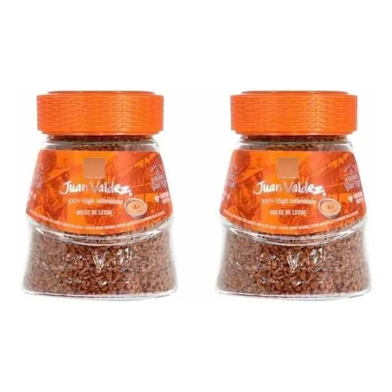 2 Pack Café Juan Valdez Colombiano Sabor Dulce De Leche 95gr