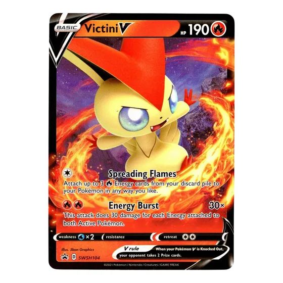 Cartas Pokemon Victini V Promo