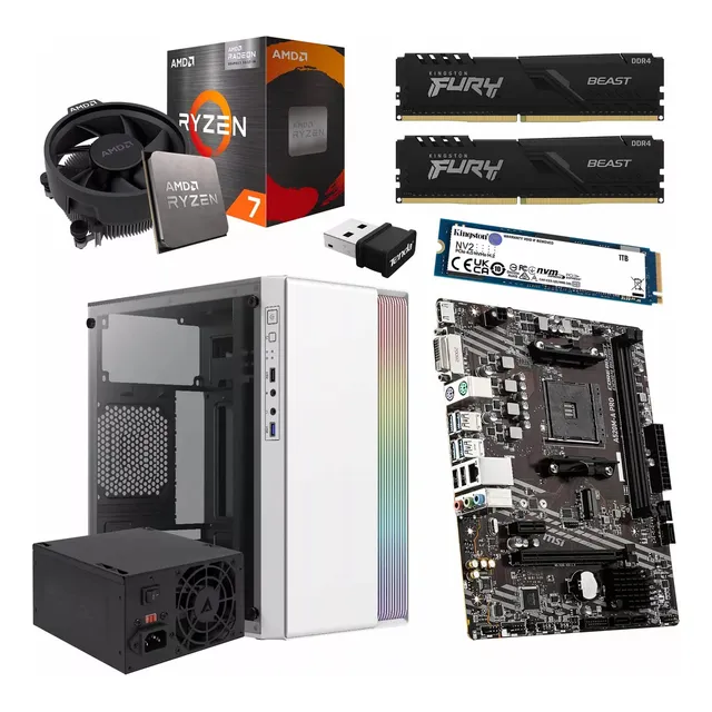 Kit Pc Gamer 27 Ryzen 7 5700g Ram 32gb Ssd 1tb
