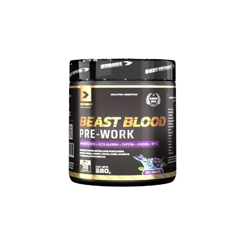 Beast Blood Pre Entrenamiento 35 Servicios -  Body Advance