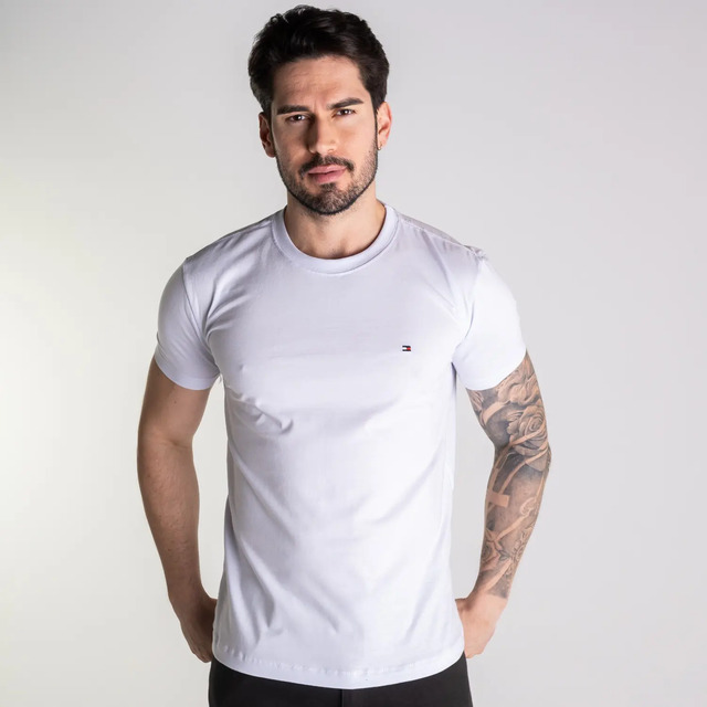 Camiseta Básica Icon Tommy Hilfiger