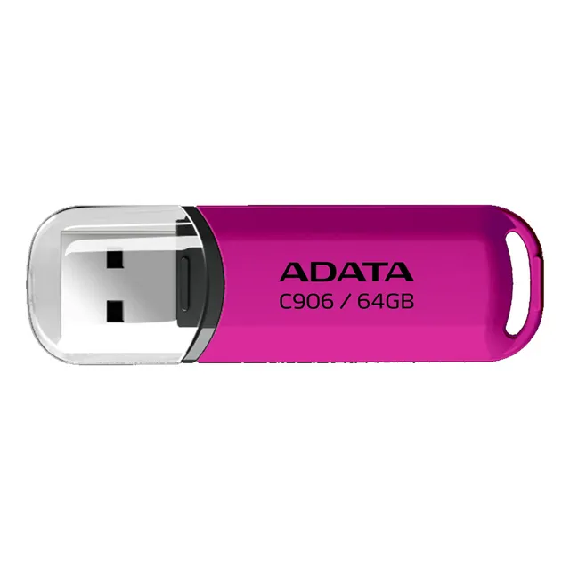 Memoria Usb 2.0 Adata 64gb C906 Flash Drive Plástico Color Rosa
