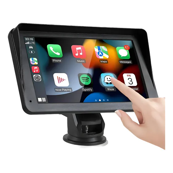 Pantalla Extraíble Para Autos Con Carplay Y Androidauto
