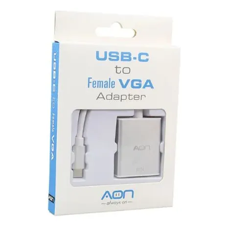 Adaptador Aon Usb-c A Vga